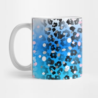 Colourful gradient unique flowers leopard stripes abstract modern 276 Pattern Mug